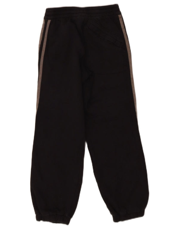 Adidas Girls Loose Fit Graphic Tracksuit Trousers Joggers 7-8 Years Black