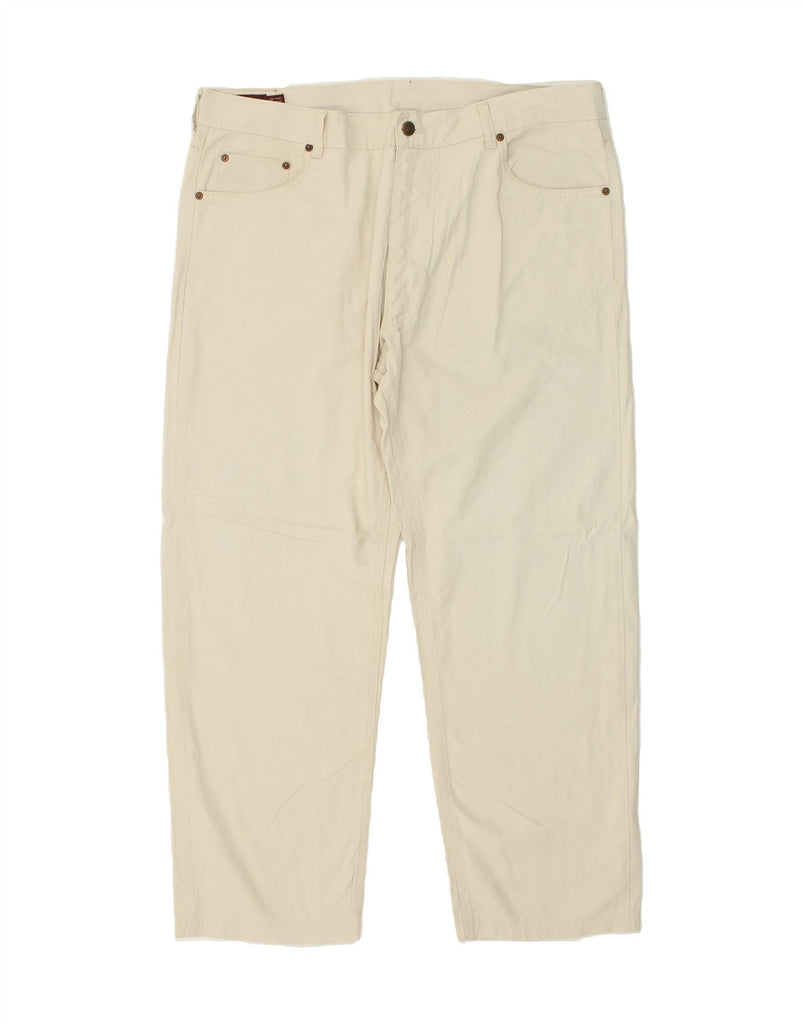 MARLBORO CLASSICS Mens Straight Casual Trousers W40 L29  Beige Cotton | Vintage Marlboro Classics | Thrift | Second-Hand Marlboro Classics | Used Clothing | Messina Hembry 