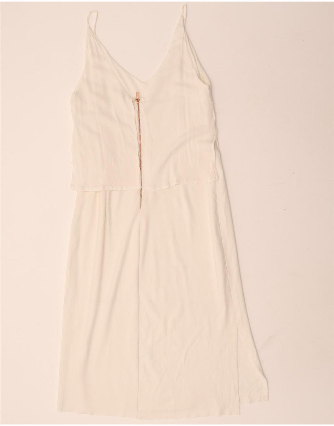 Zara Womens Slip Dress UK 14 Large White
