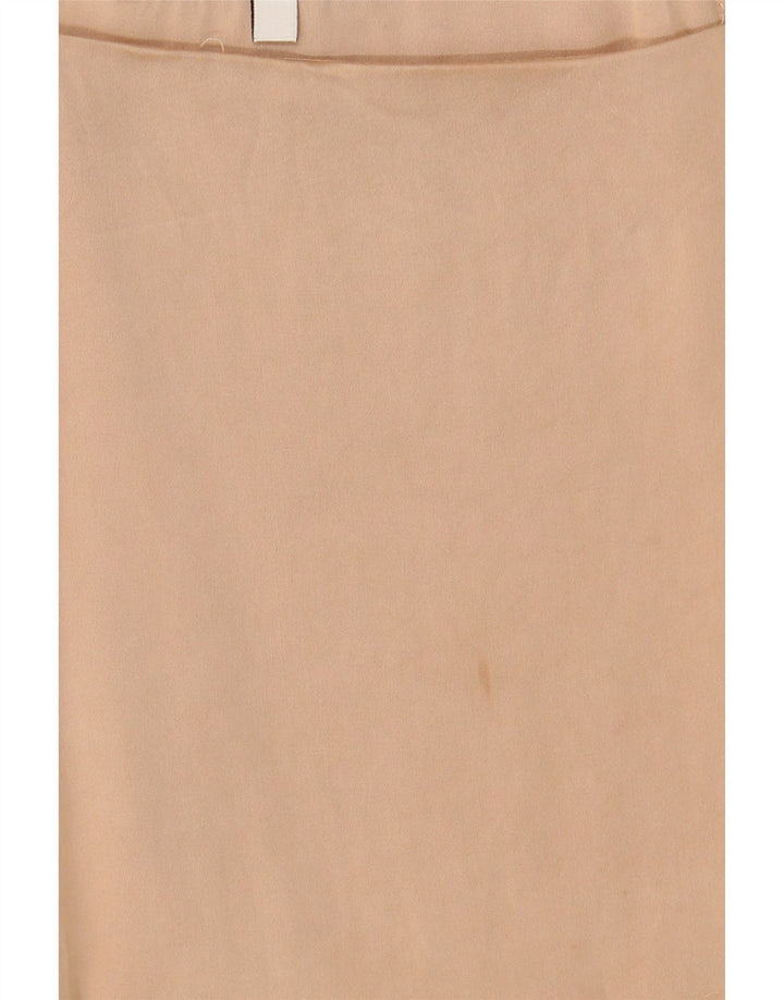 Zara Womens Cami Top UK 10 Small Beige Viscose