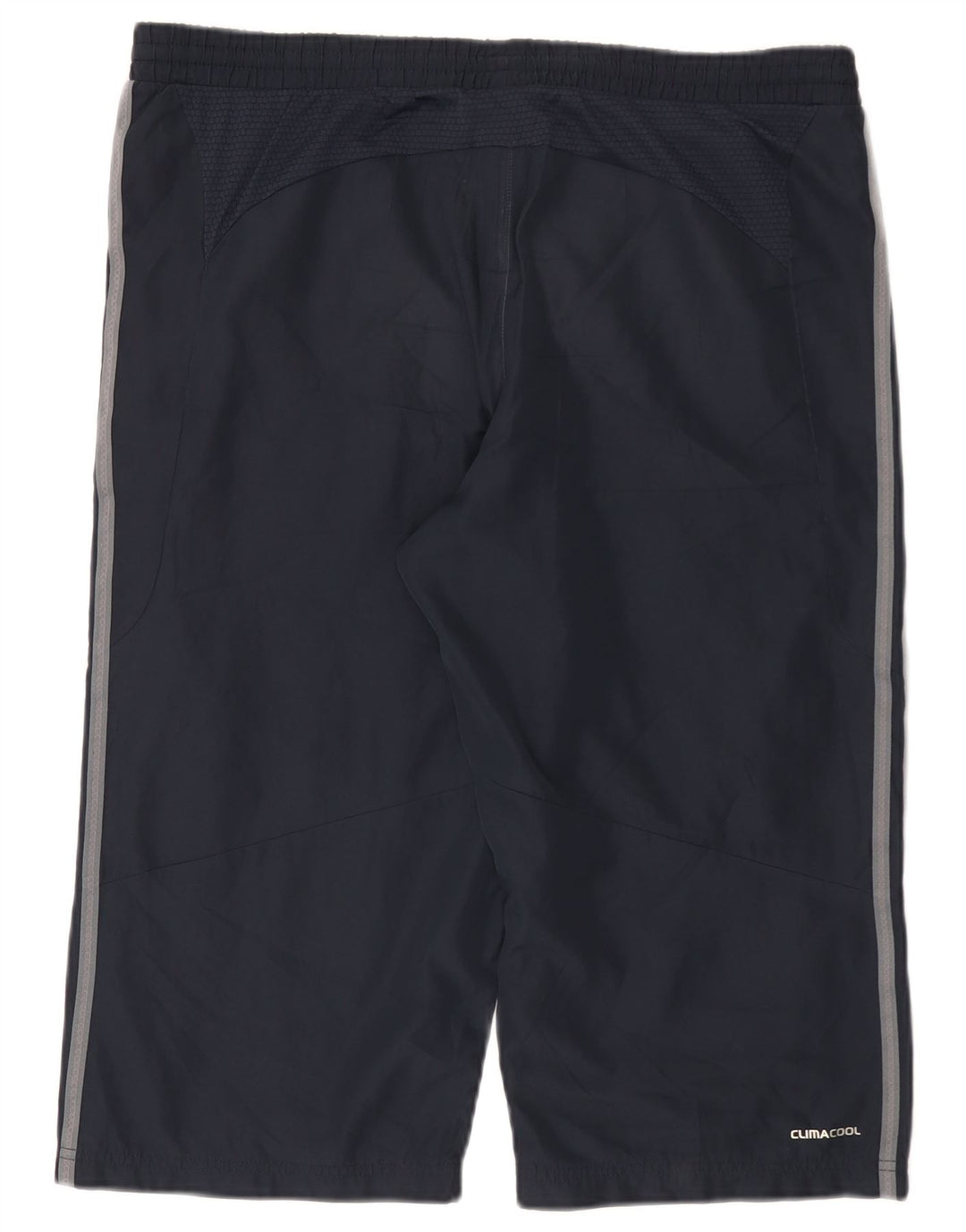 Adidas Mens Bermuda Sport Shorts Medium  Navy Blue Colourblock Polyester