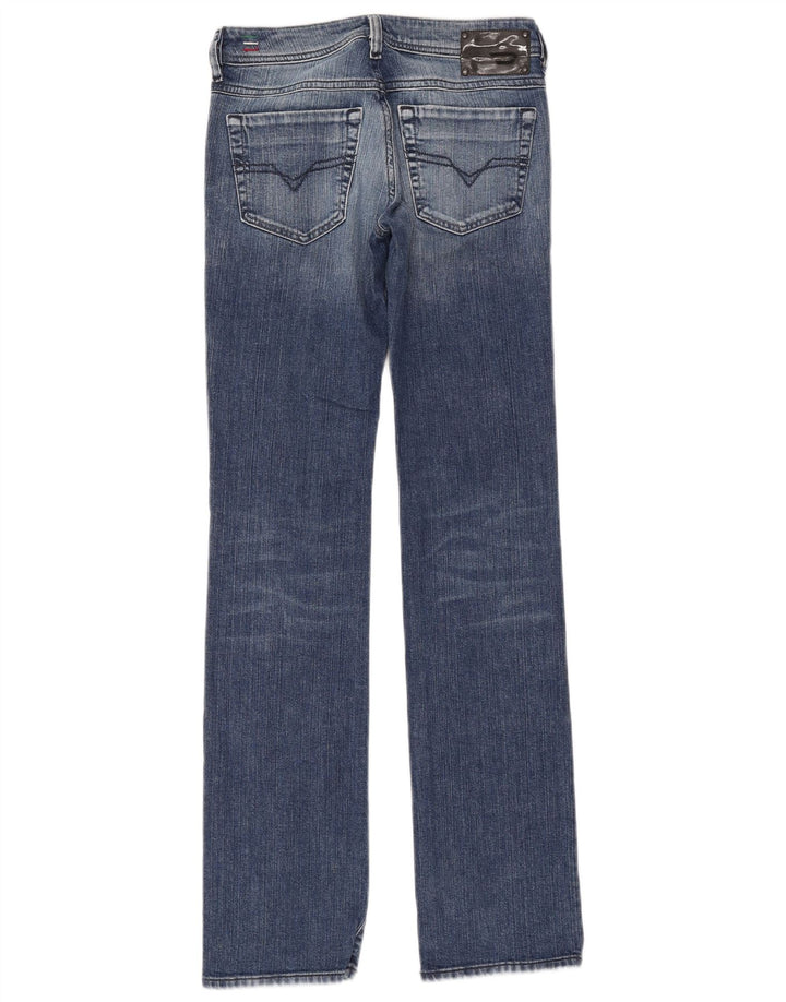 Diesel Womens Ronhy Straight Jeans W27 L32 Blue Cotton