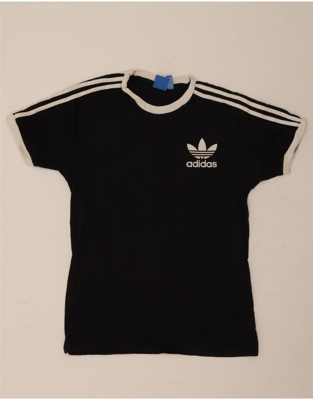 Adidas Mens Graphic T-Shirt Top Medium Black Cotton