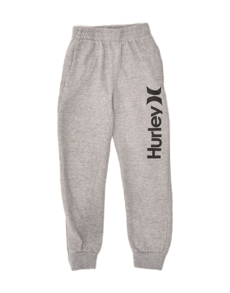 HURLEY Girls Graphic Tracksuit Trousers Joggers 8-9 Years Small Grey | Vintage Hurley | Thrift | Second-Hand Hurley | Used Clothing | Messina Hembry 