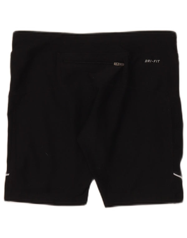 Nike Womens Dri Fit Sport Shorts UK 10 Small  Black Polyester