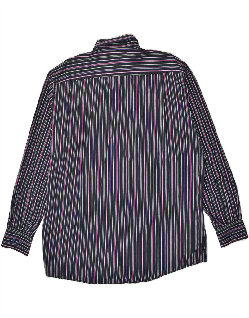 VINTAGE Mens Shirt Size 41 42 Large Multicoloured Striped Cotton | Vintage Vintage | Thrift | Second-Hand Vintage | Used Clothing | Messina Hembry 