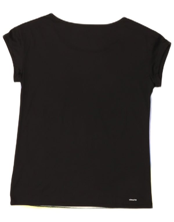 Adidas Womens Climalite T-Shirt Top UK 12/14 Medium Multicoloured
