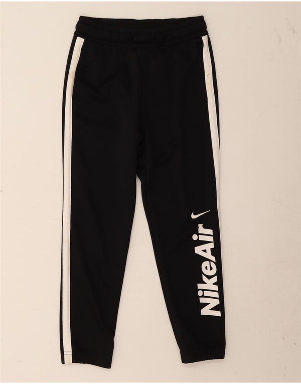 Nike Boys Tracksuit Trousers Joggers 10-11 Years Medium Black Colourblock