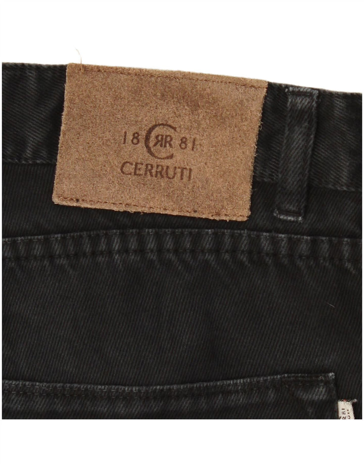 CERRUTI 1881 Mens Straight Jeans W36 L34 Black