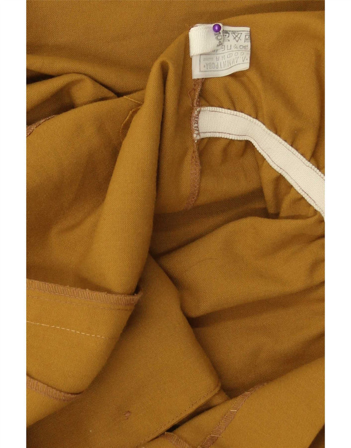 Vintage Womens 5 Button Blazer Jacket UK 14 Medium Brown