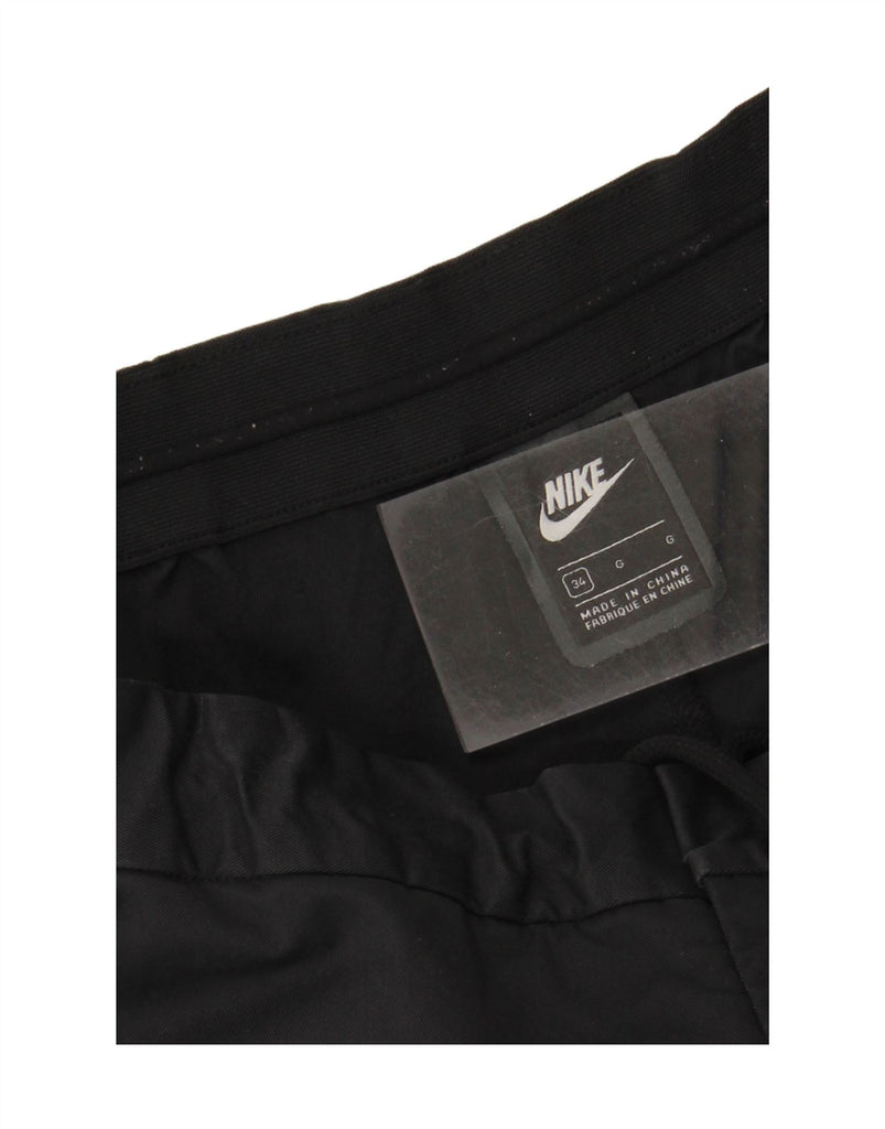 NIKE Mens Banana Cropped Trousers W34 L26 Black Nylon Vintage Nike and Second-Hand Nike from Messina Hembry 