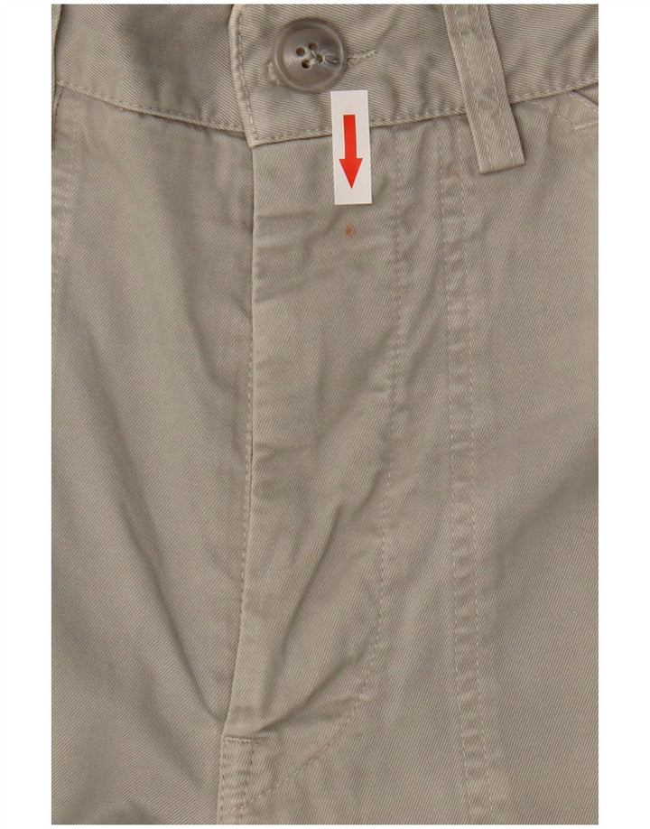 Powell Mens Straight Cargo Trousers W32 L28 Grey