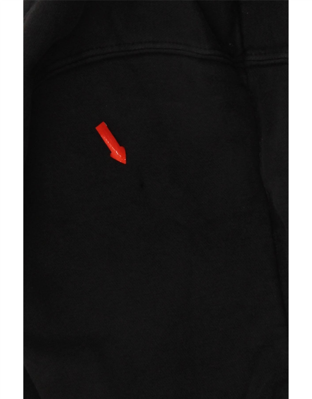 Nike Mens Zip Hoodie Sweater Small Black Cotton