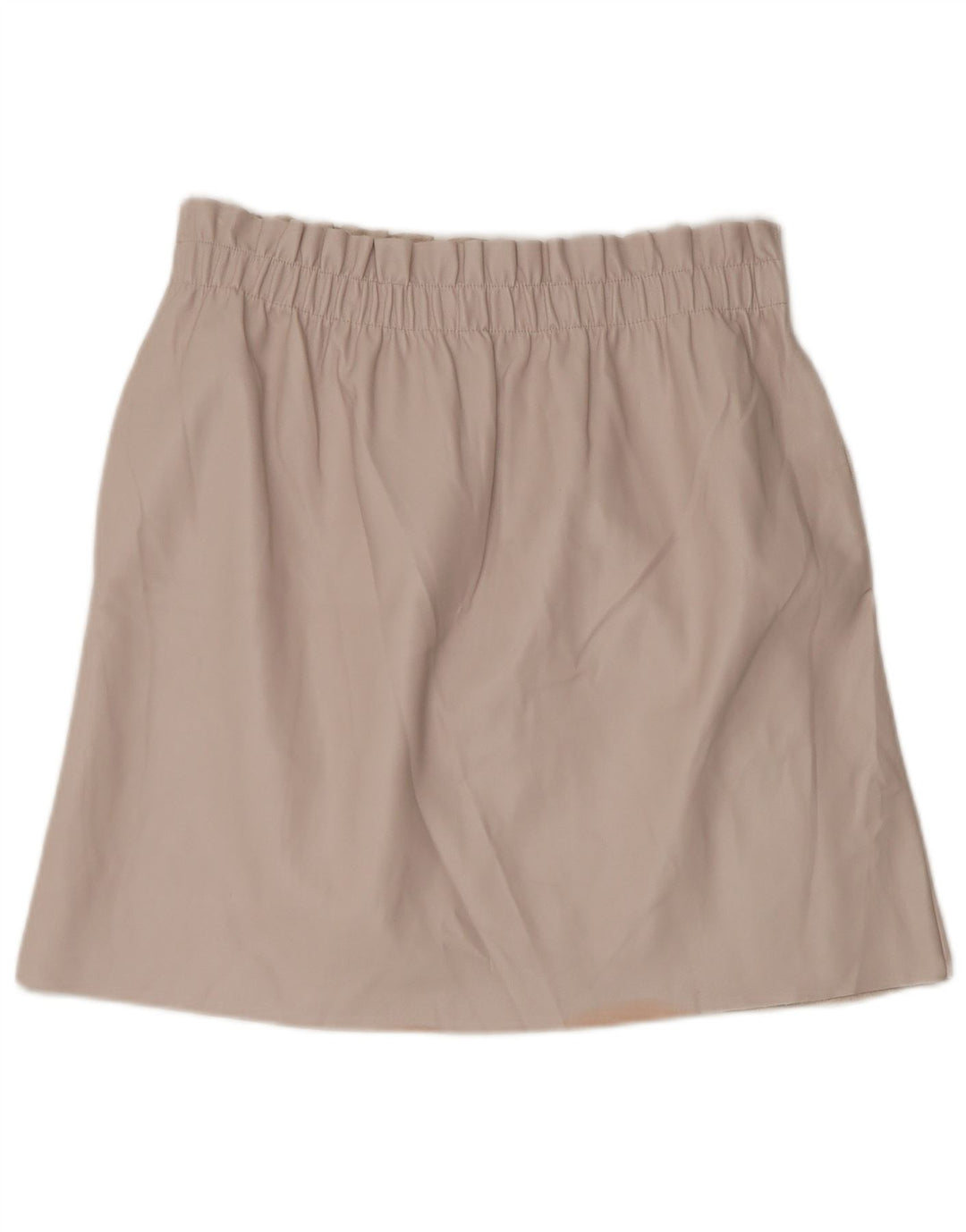 ZARA Womens Faux Leather Mini Skirt Large W30 Pink Polyurethane