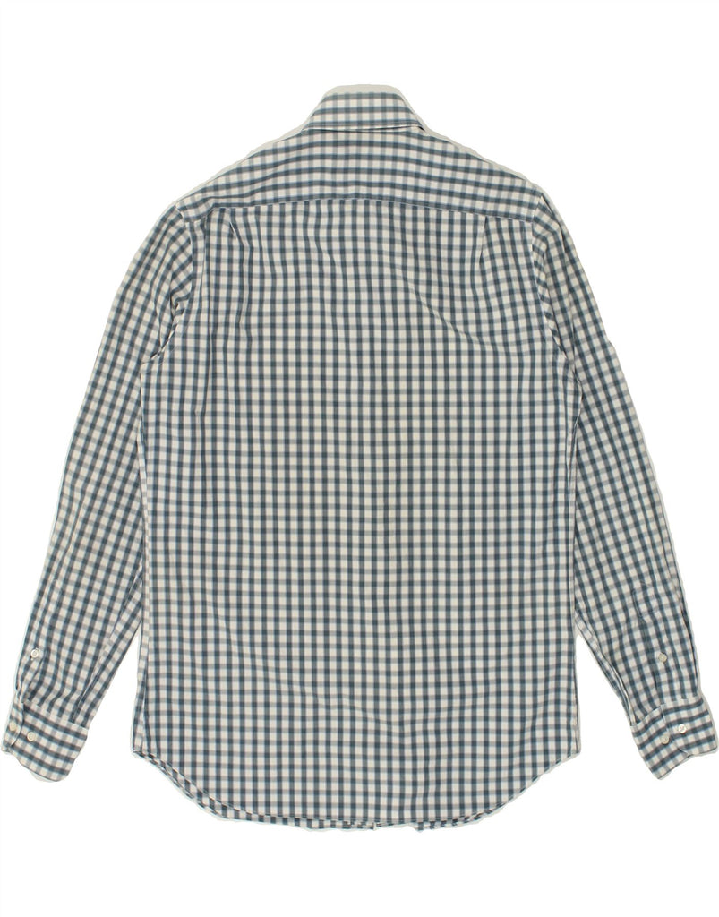 MASSIMO DUTTI Mens Shirt Medium Grey Check Cotton | Vintage Massimo Dutti | Thrift | Second-Hand Massimo Dutti | Used Clothing | Messina Hembry 