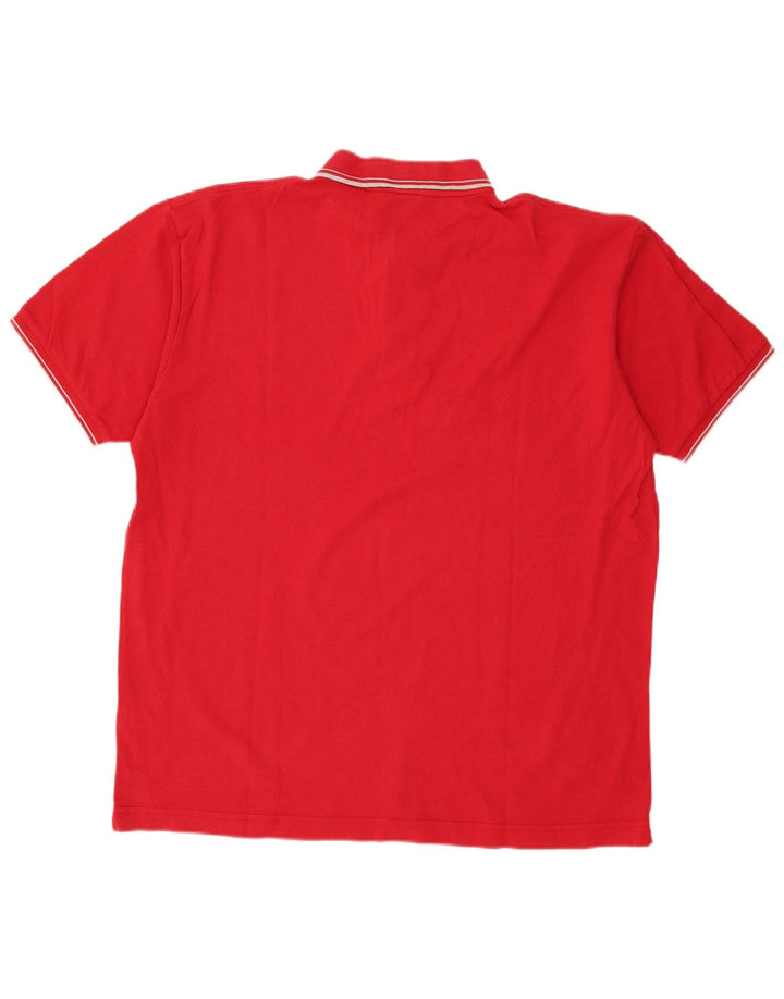 Kappa Mens Polo Shirt 2XL Red Cotton