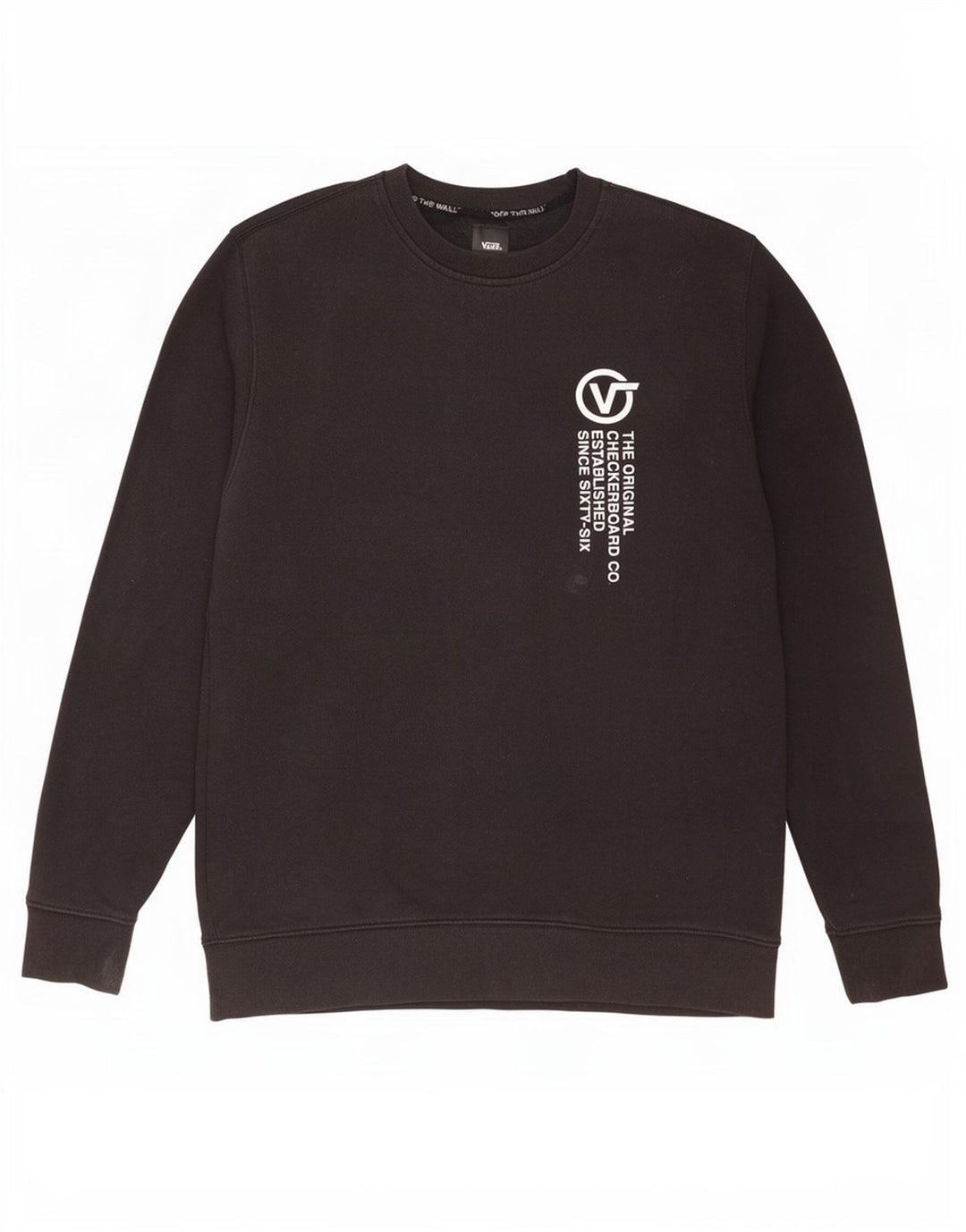 Vans Mens Graphic Sweatshirt Jumper Medium Black Cotton