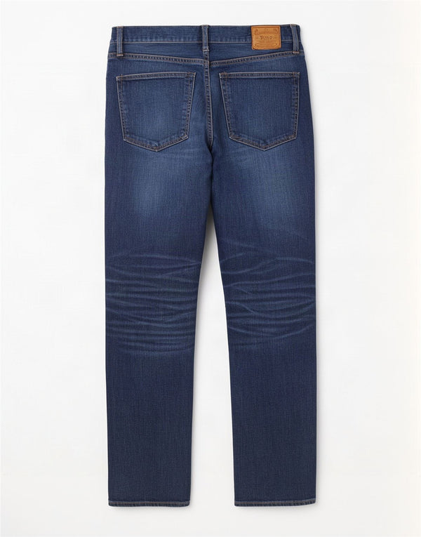 Polo Ralph Lauren Mens Straight Jeans W36 L32 Blue Cotton