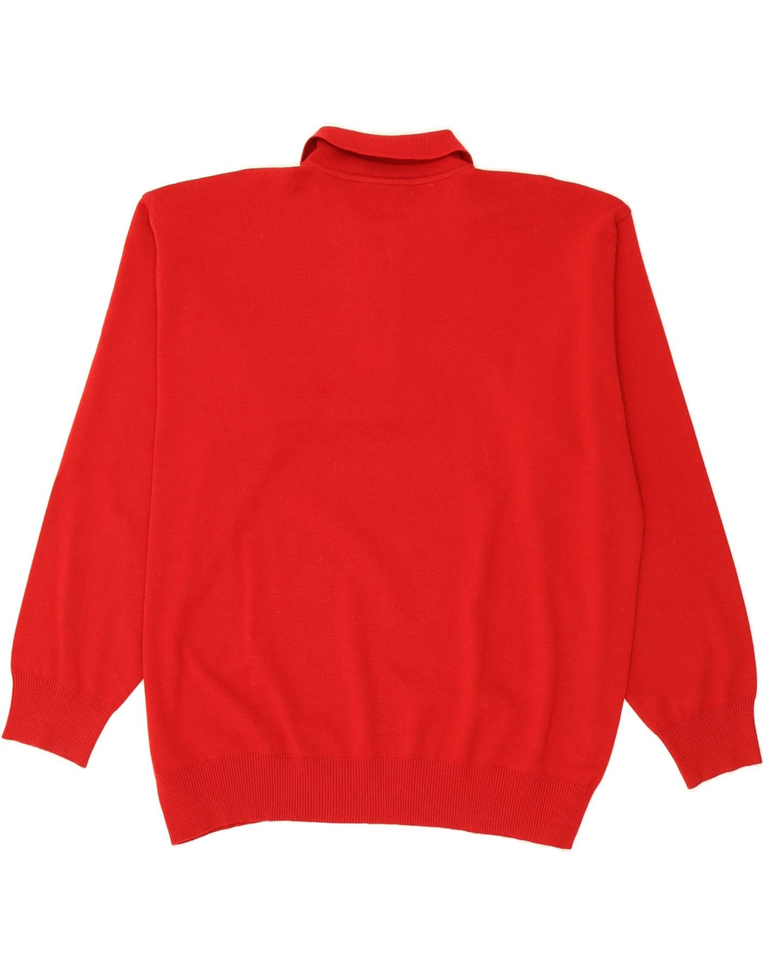 PAUL & SHARK Mens Polo Neck Jumper Sweater 2XL Red Wool
