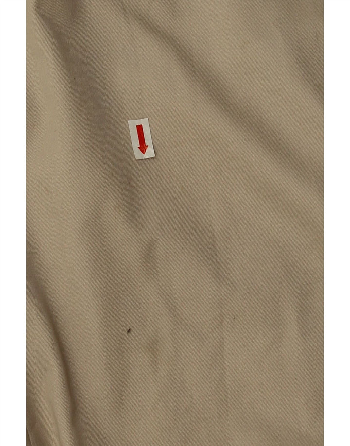 Aquarama Womens Trench Coat UK 10 Small Beige Polyester