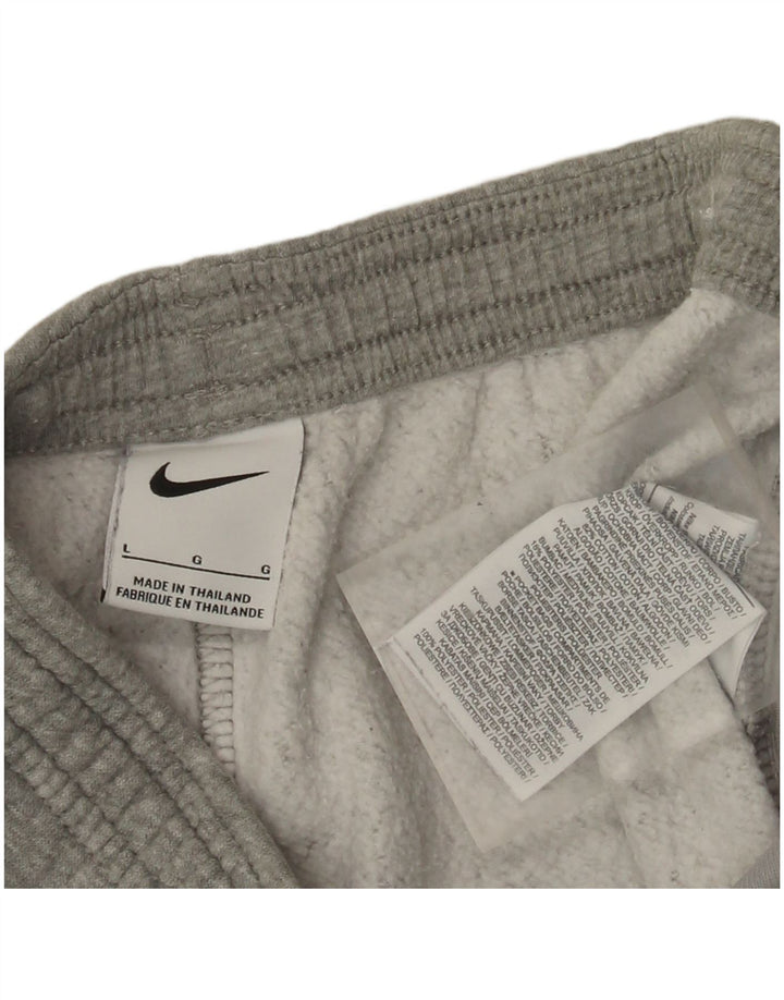 Nike Mens Tracksuit Trousers Joggers Large  Grey Flecked Cotton