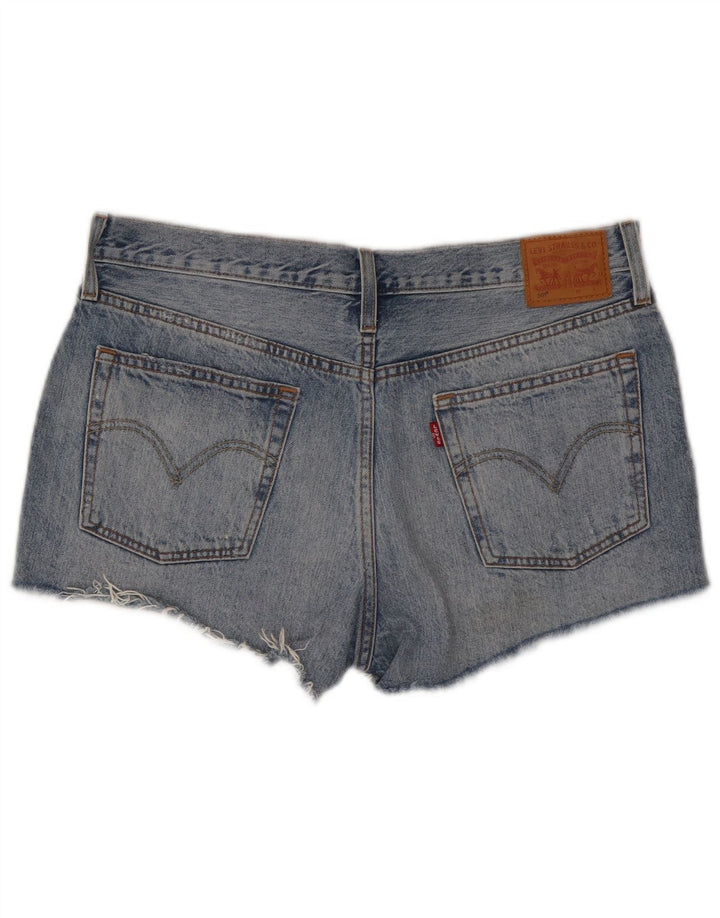 Levi's Womens 501 Denim Shorts W32 Medium Blue Cotton