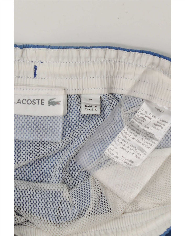 Lacoste Mens Swimming Shorts Medium Blue Cotton