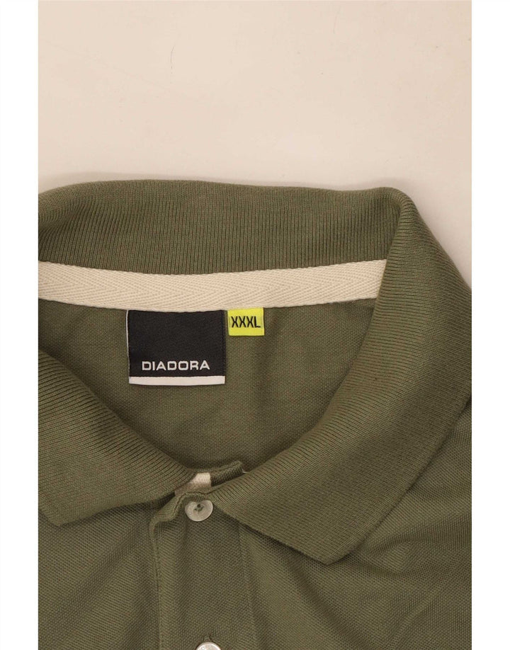 Diadora Mens Polo Shirt 3XL Khaki