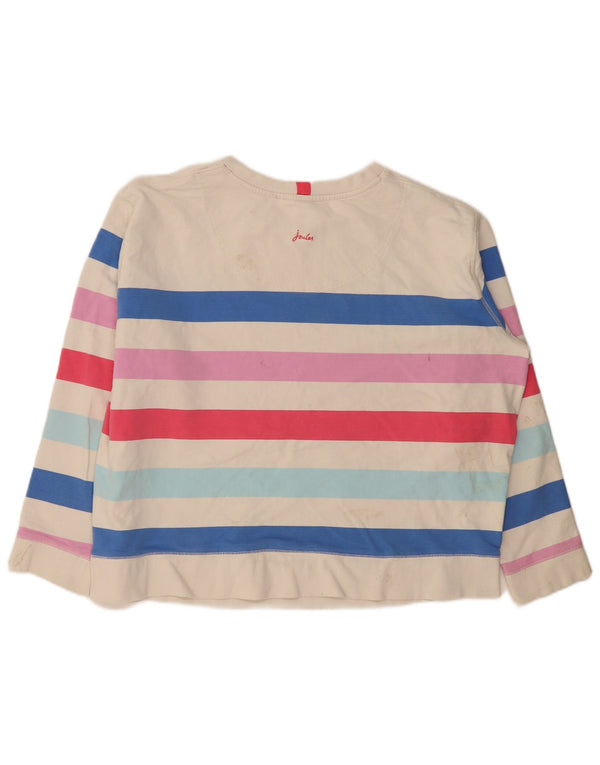 Joules Womens Sweatshirt Jumper UK 20 2XL Multicoloured Striped Cotton