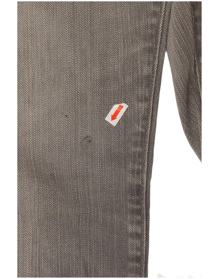 ARMANI Mens Straight Jeans W33 L33 Grey Cotton