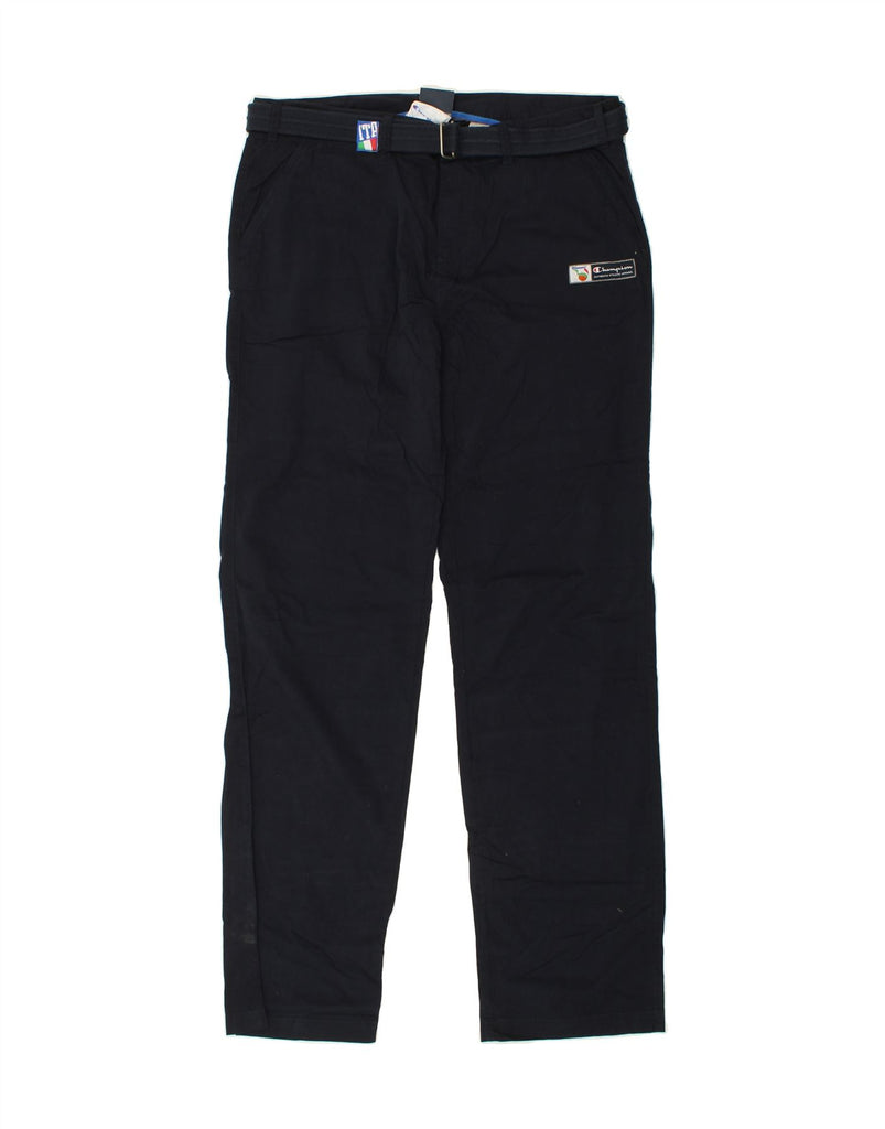 CHAMPION Mens Straight Chino Trousers 2XL W38 L35  Navy Blue Cotton Vintage Champion and Second-Hand Champion from Messina Hembry 