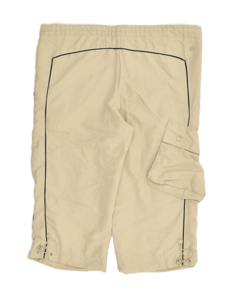 PUMA Mens Sport Shorts Small Beige Polyester | Vintage Puma | Thrift | Second-Hand Puma | Used Clothing | Messina Hembry 