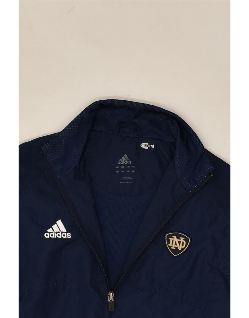 ADIDAS Mens Graphic Tracksuit Top Jacket Large Navy Blue Polyester | Vintage Adidas | Thrift | Second-Hand Adidas | Used Clothing | Messina Hembry 