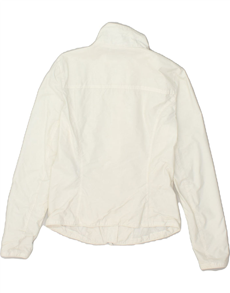 NORTH SAILS Womens Rain Jacket UK 10 Small Off White Polyamide | Vintage North Sails | Thrift | Second-Hand North Sails | Used Clothing | Messina Hembry 