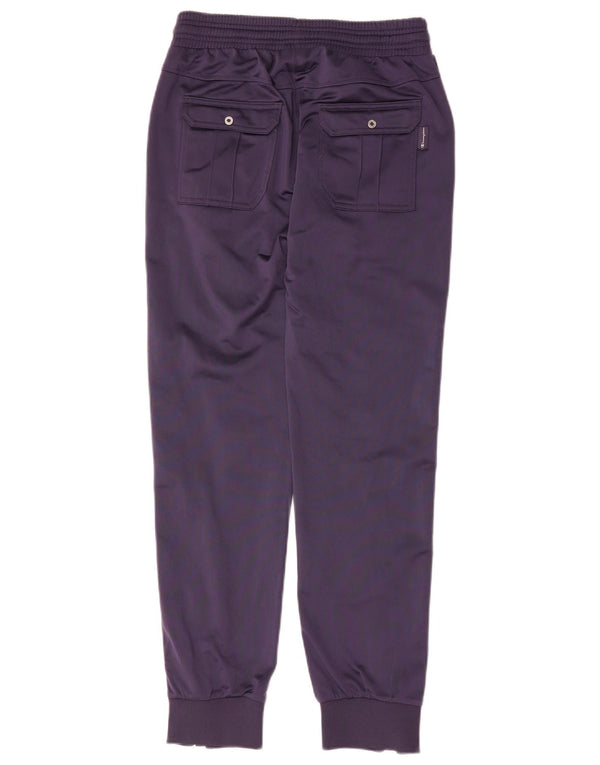Champion Womens Tracksuit Trousers Joggers UK 10 Small Navy Blue Polyester