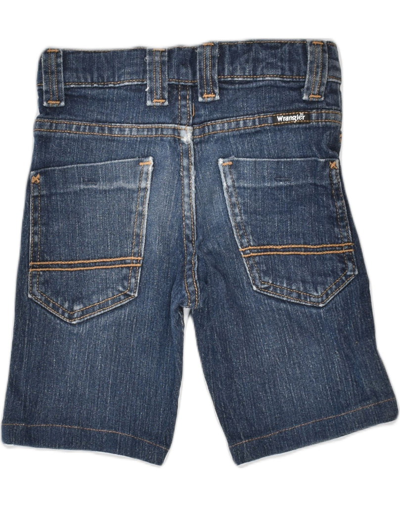 WRANGLER Boys Denim Shorts 5-6 Years W23 Blue Cotton Classic | Vintage | Thrift | Second-Hand | Used Clothing | Messina Hembry 