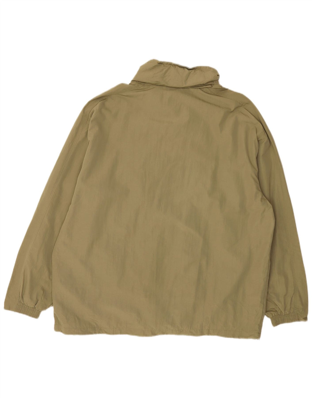 DIADORA Mens Hooded Rain Jacket UK 42 XL Khaki Polyamide