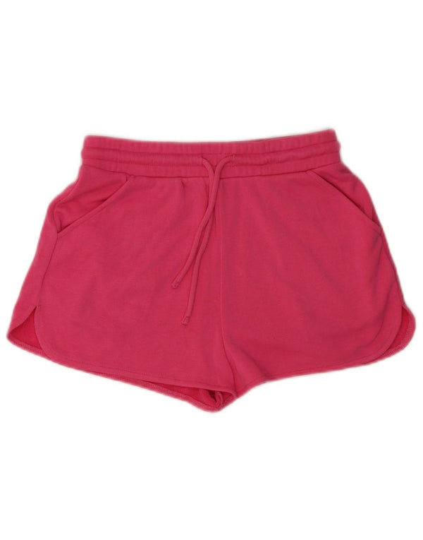 Zara Womens Sport Shorts UK 8 Small  Pink Polyester