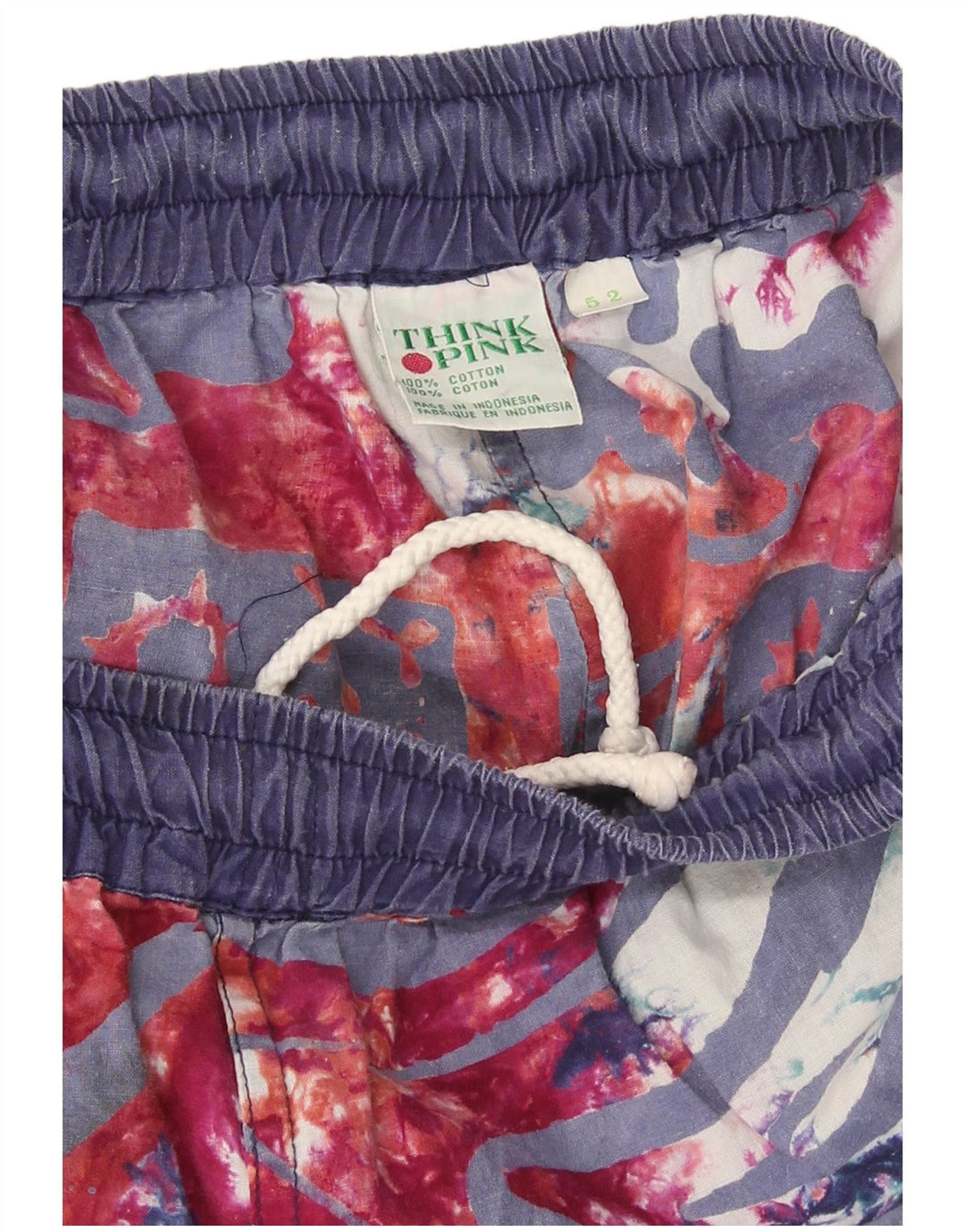 Think Pink Womens Tracksuit Trousers IT 52 2XL W32 Multicoloured