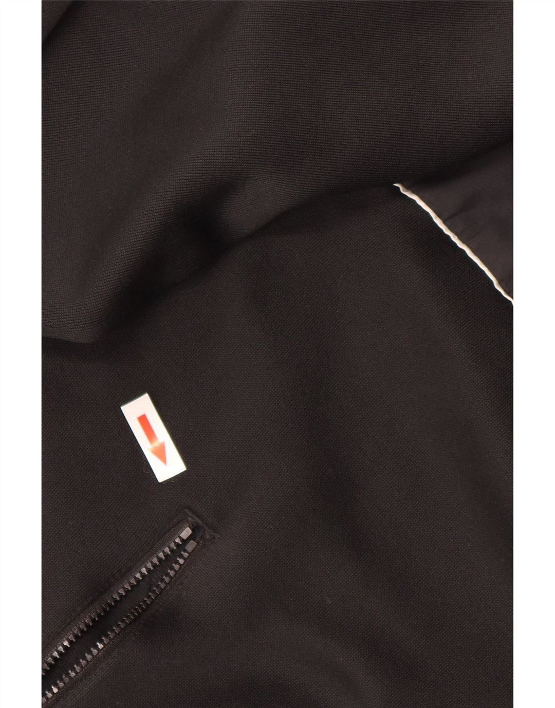 Adidas Mens Zip Hoodie Sweater Large Black Polyester