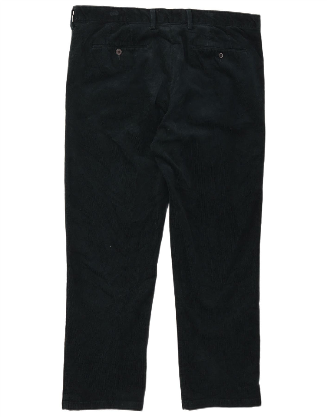 Marks & Spencer Mens Straight Regular Corduroy Trousers W40 L31 Green