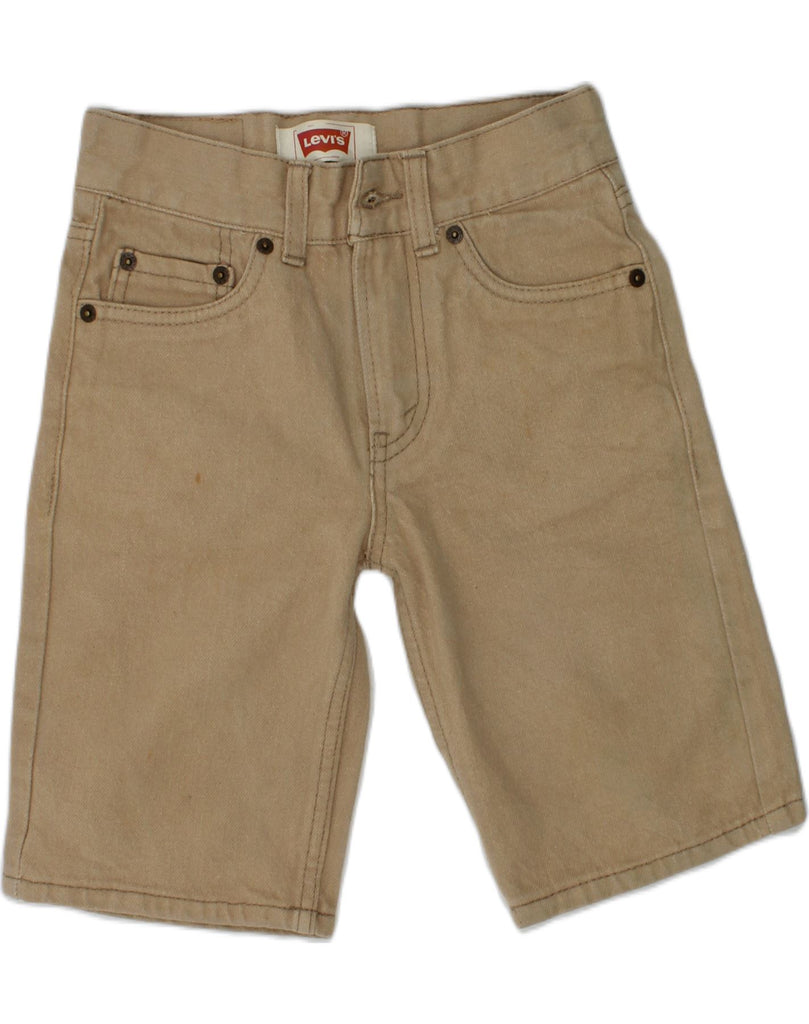 LEVI'S Boys Denim Shorts 7-8 Years W24  Beige Cotton | Vintage Levi's | Thrift | Second-Hand Levi's | Used Clothing | Messina Hembry 