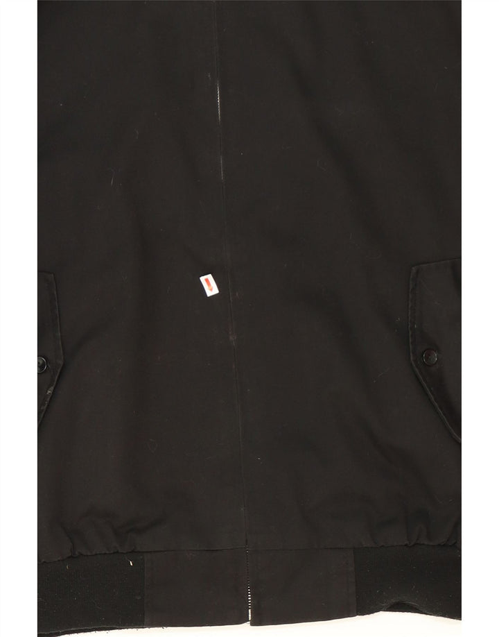 BRANDIT Mens Bomber Jacket UK 42 XL Black Polyester Vintage Brandit and Second-Hand Brandit from Messina Hembry 