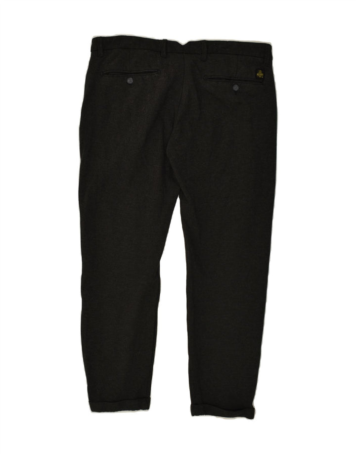REFRIGIWEAR Womens Slim Chino Trousers W38 L28 Grey Viscose Vintage Refrigiwear and Second-Hand Refrigiwear from Messina Hembry 