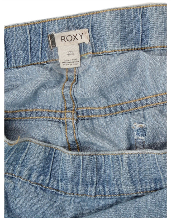 Roxy Womens Denim Shorts Large W34  Blue Cotton