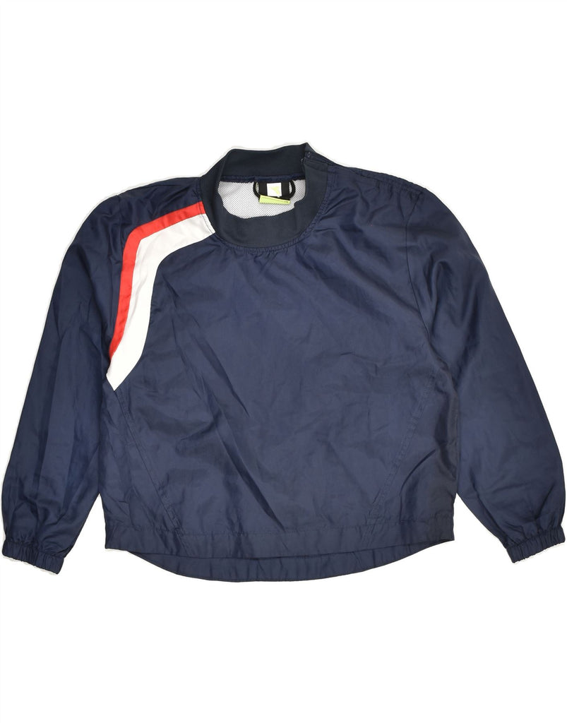 DIADORA Boys Pullover Tracksuit Top 15-16 Years 3XS Navy Blue Polyester | Vintage Diadora | Thrift | Second-Hand Diadora | Used Clothing | Messina Hembry 