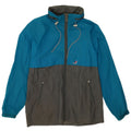 K-Way Mens Rain Jacket UK 40 Large Blue Colourblock Polyamide