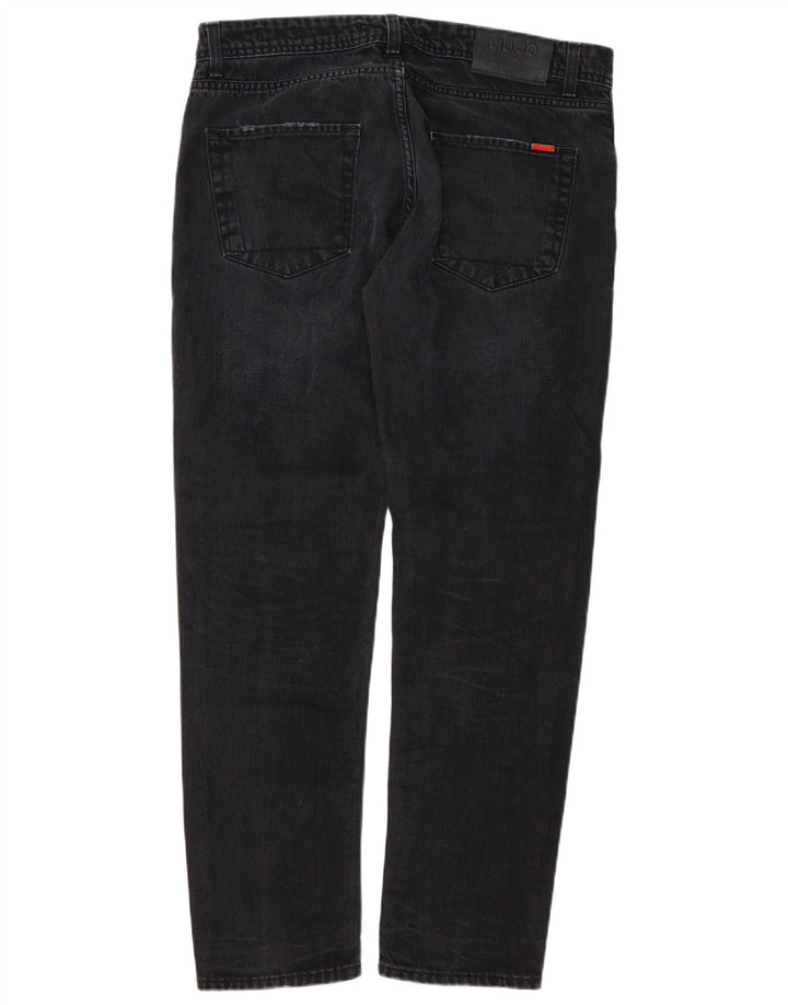 LIU JO Mens Slim Jeans W34 L30 Black