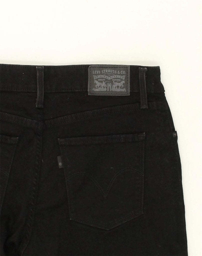 LEVI'S Womens Classic Fit Mid Rise Skinny Jeans US 8 Medium W30 L27 Black | Vintage Levi's | Thrift | Second-Hand Levi's | Used Clothing | Messina Hembry 