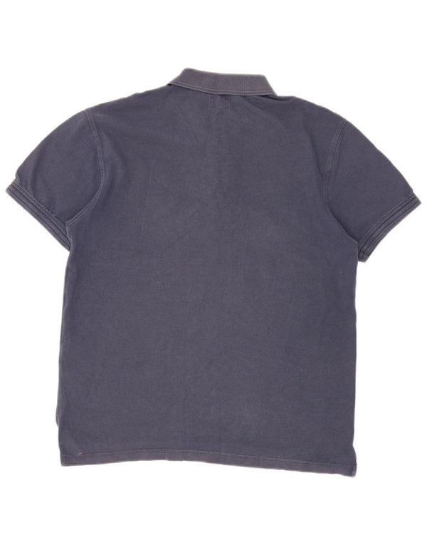 Levi's Mens Polo Shirt Large Navy Blue Cotton